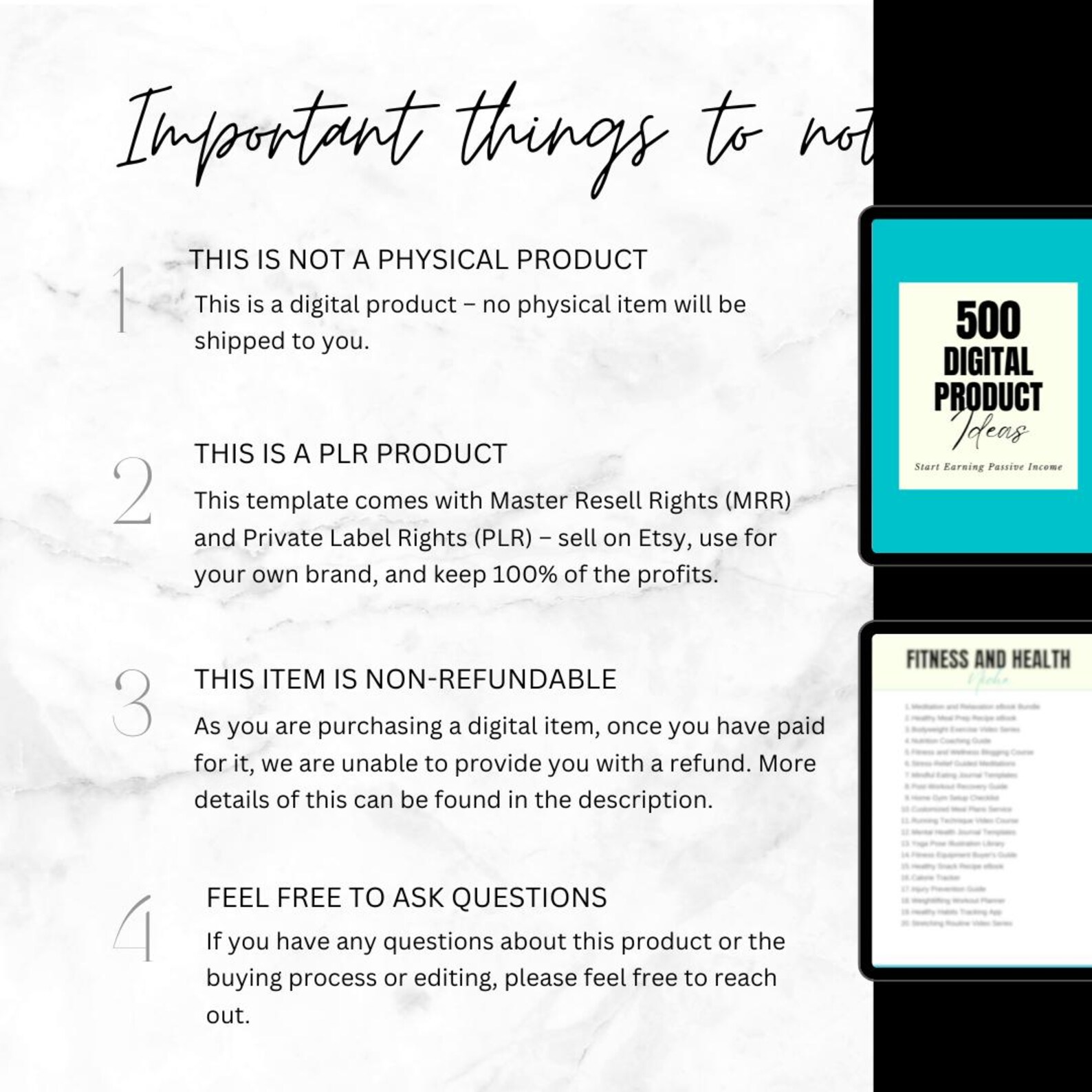 500 High-potential Digital Product Ideas, Done for You Lead Magnet ...