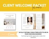 Coaching Welcome Packet | Onboarding Template | Orientation Template | Business Coach | Client Welcome Kit | Intake Form | Coaching Template