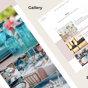 Wedding Planner Website | Wix Website Template | Wedding Website Design | Custom Website Template | Event Planner Website image 5