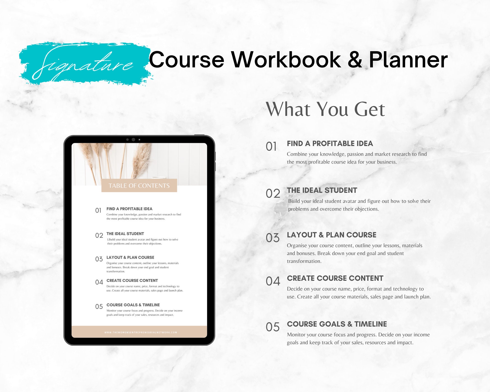 Online Course Workbook | Course Creator Planner | Printable Course ...