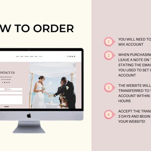 Wedding Planner Website | Wix Website Template | Wedding Website Design | Custom Website Template | Event Planner Website image 6