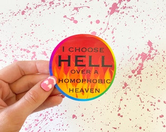 LGBTQ+ Pride Water Resistant Sticker
