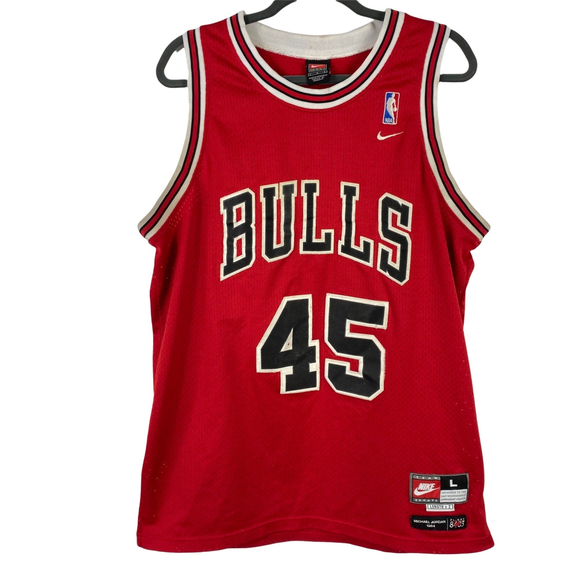 Nike Bulls Michael Jordan Flight 8403 Home Jersey