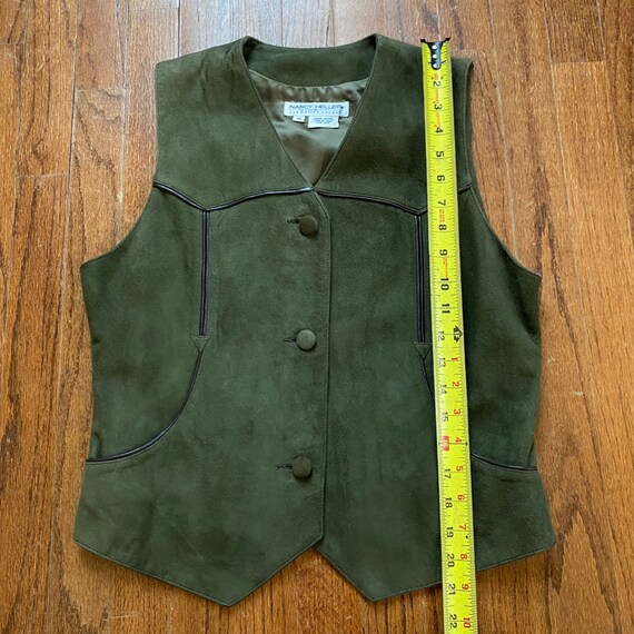 Vintage Nancy Heller Saks Fifth Avenue Vest Suede… - image 8