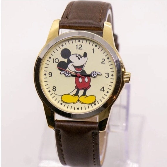 Vintage Disney Mickey Mouse Watch Analog Disneyan… - image 8