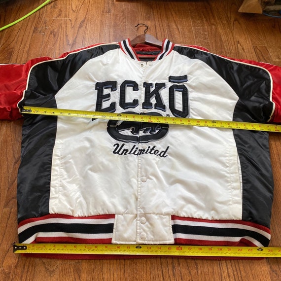 Vintage ECKO UNLTD Jacket 90s Y2K Bomber Varsity … - image 7