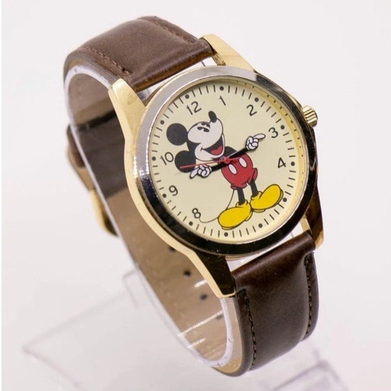 Vintage Disney Mickey Mouse Watch Analog Disneyan… - image 3