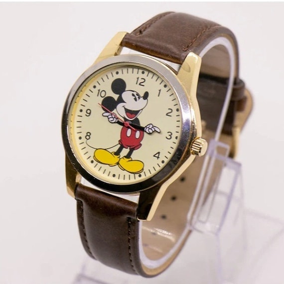 Vintage Disney Mickey Mouse Watch Analog Disneyan… - image 2