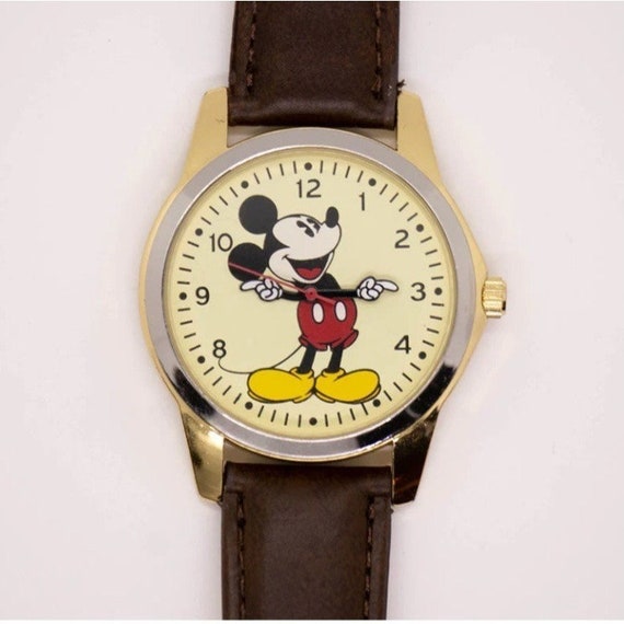 Vintage Disney Mickey Mouse Watch Analog Disneyan… - image 5