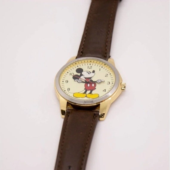 Vintage Disney Mickey Mouse Watch Analog Disneyan… - image 6