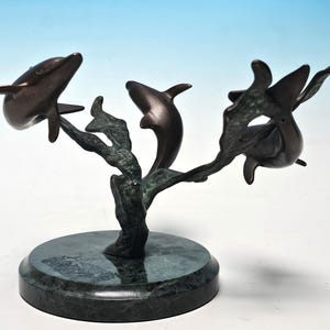 Bronze dolphin statue - Etsy 日本