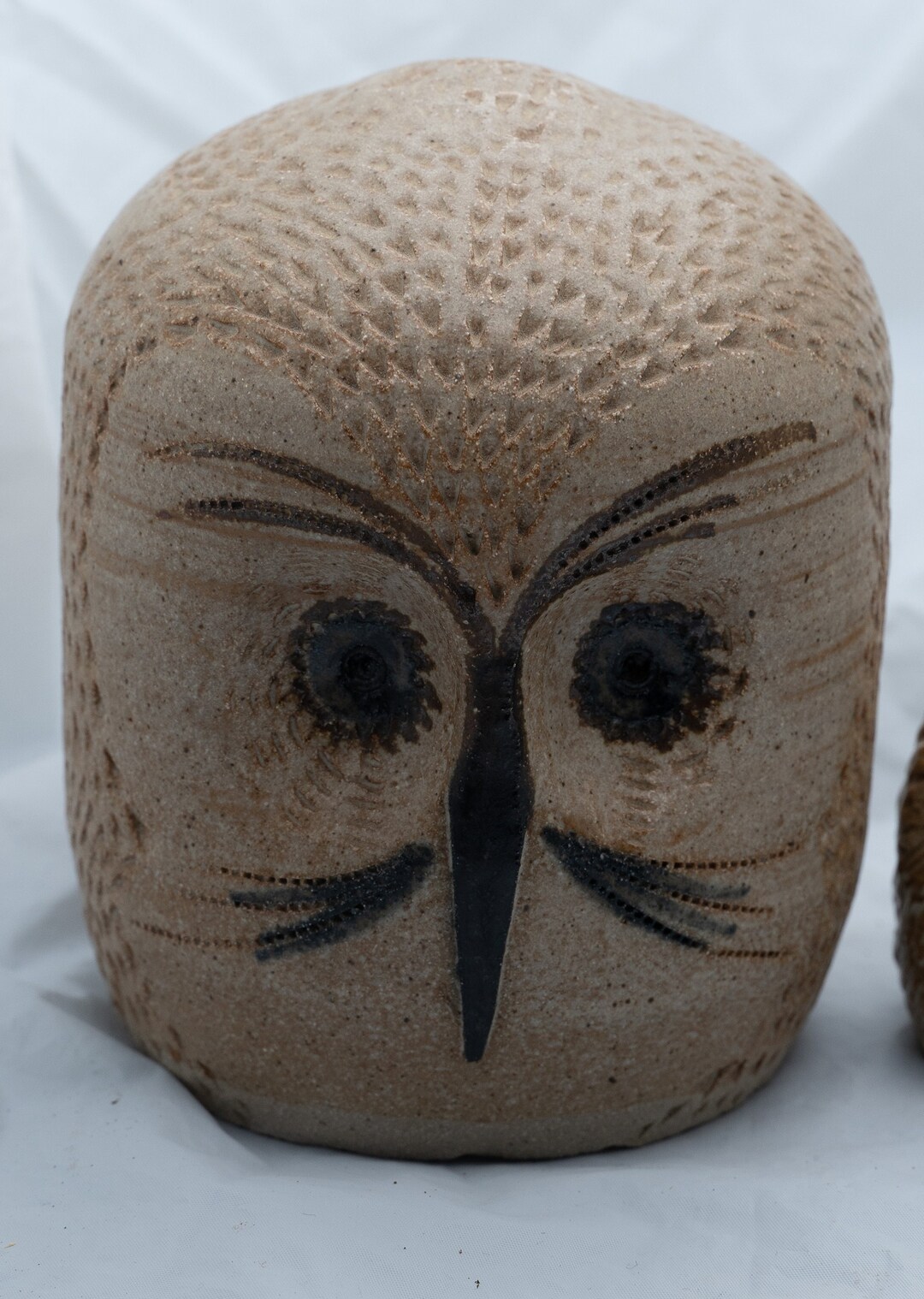 Three Ceramic Owls. Etsy