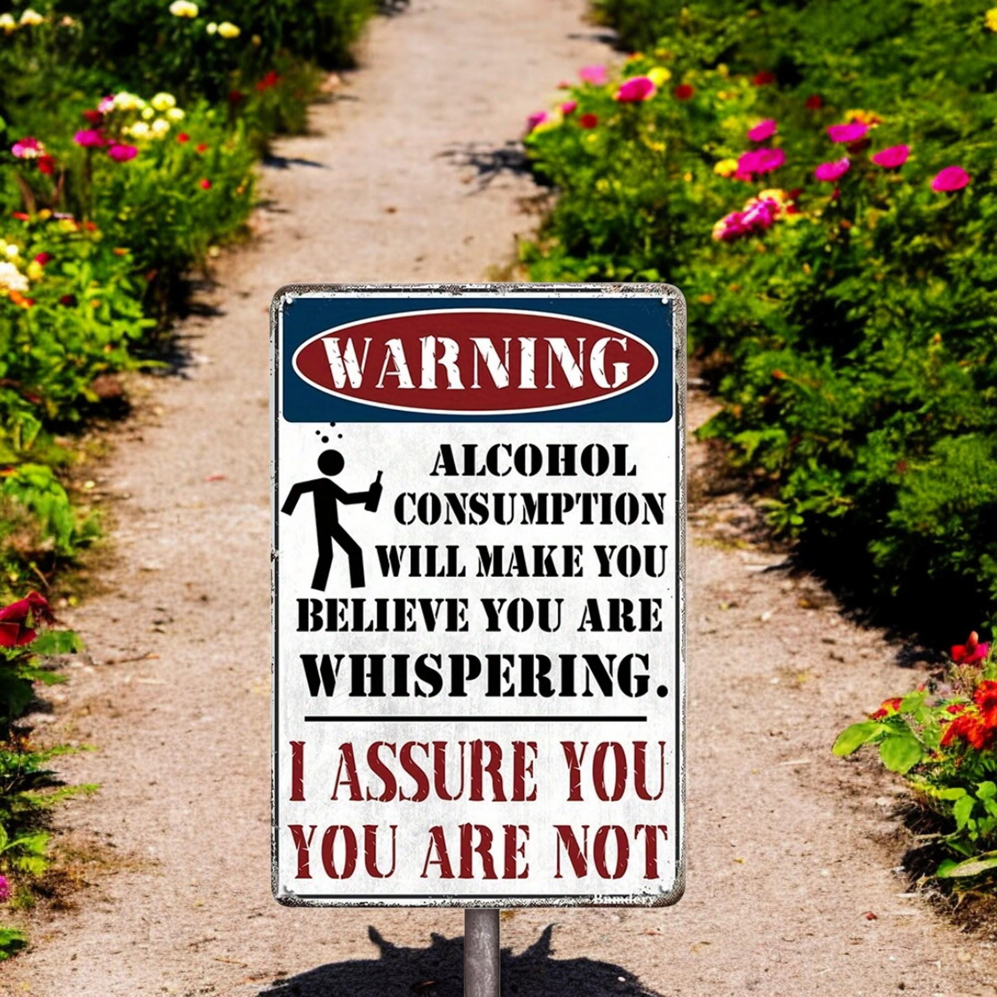 Funny Metal Sign, Warning Signs, Outdoor Decoration, Yard/garden Signs ...