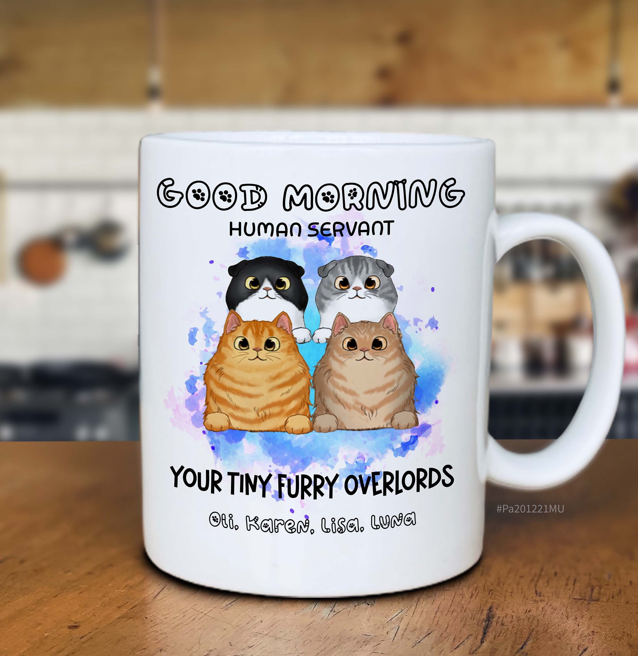 CBTwear Tazza Sarcastica Con Gatto E Scritta "Purr Me Some Coffee" 311ml, Ceramica, Lavabile In Microonde E Lavastoviglie, Regalo Per Amanti Gatti - 2