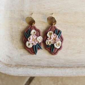 Spring 2023 Launch: Mauve Floral Mini Roses Earring