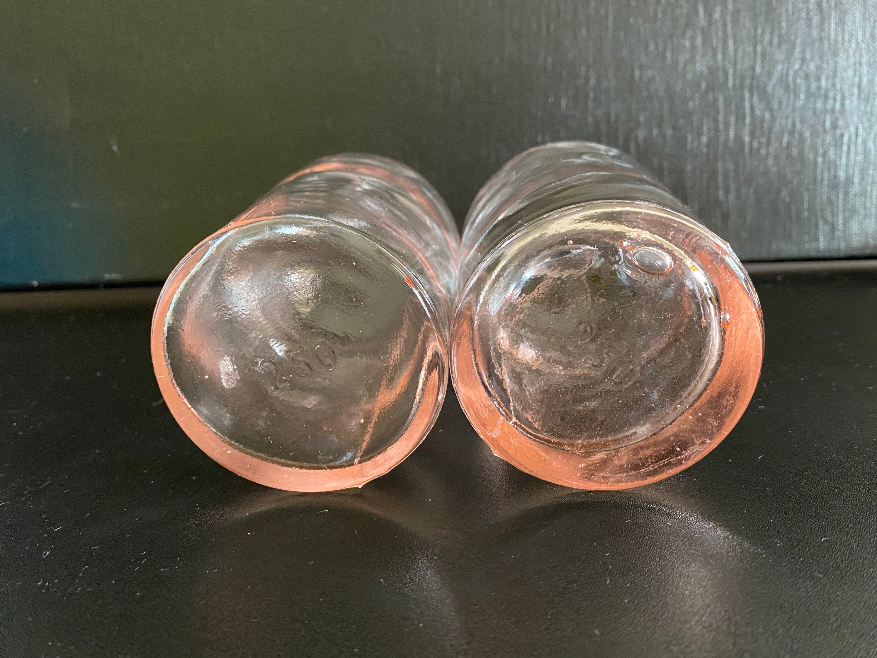 Vintage Pink Glass Bottle Pink Glass Bottle Pink Potion Etsy Australia