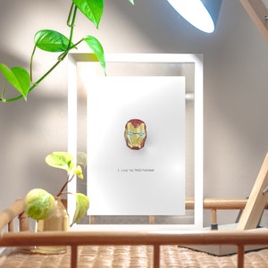 Iron Man &quot;I love you three-thousand&quot; Print