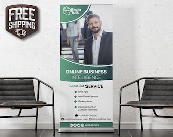 Custom Retractable, Custom Roll Up, Roll Up Banner, Roll Up Banner Stand, Event banner