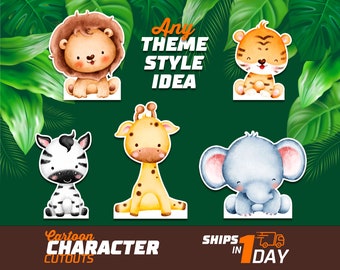 Cartoon Cutouts, Custom Cutouts, Characters cut outs, and party signs. Life Size Cutouts, Movie Characters Boards
