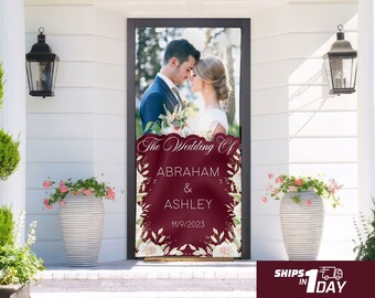 Photo door Banner, Custom door backdrop, Congratulations sign, Banner