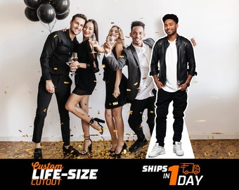 Bachelor Cardboard Cutout, Custom Cutouts, Bachelor Cutouts Party, Custom life size bachelor standee