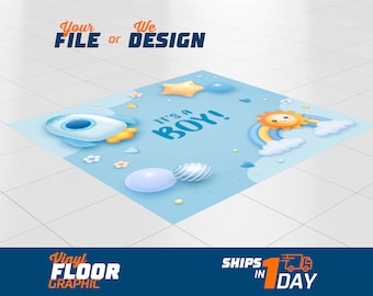Custom Floor Decal, customize your own floor sticker to match your theme. Perfect for Weddings and Parties.