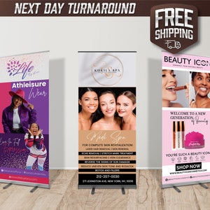 Custom Retractable, Custom Roll Up, Roll Up Banner, Roll Up Banner Stand, Event banner