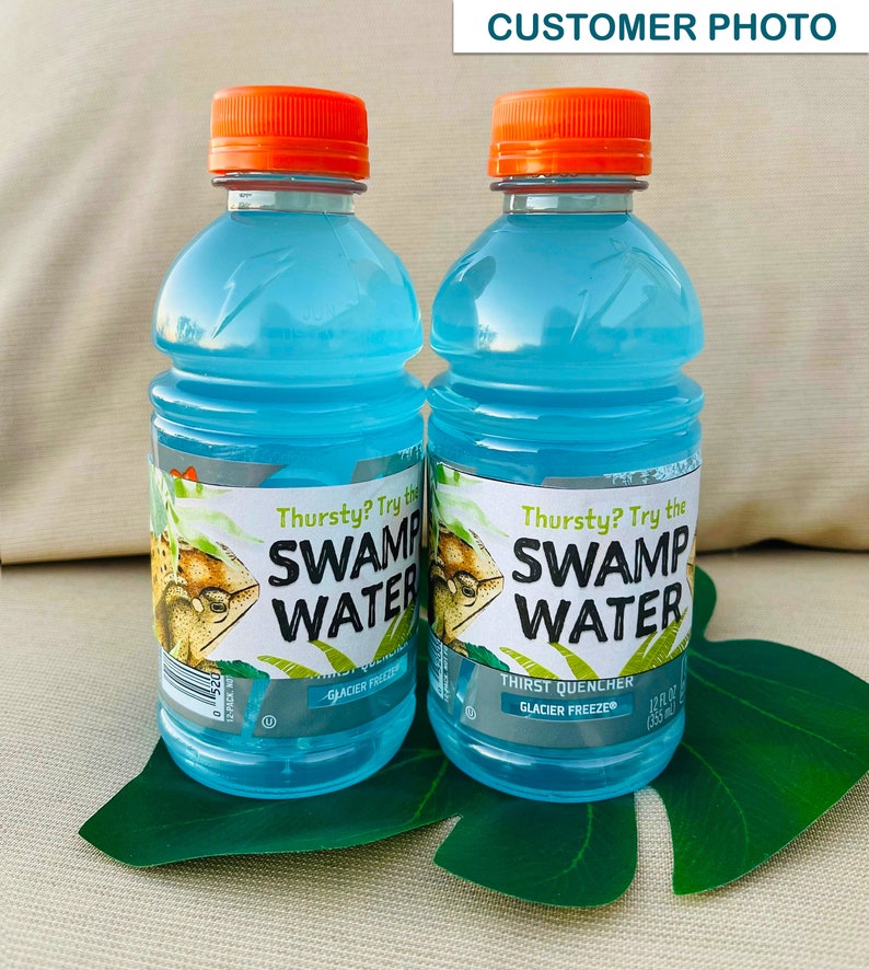 Kids Party Printable Water Bottle Labels Jungle Theme Birthday Party ...