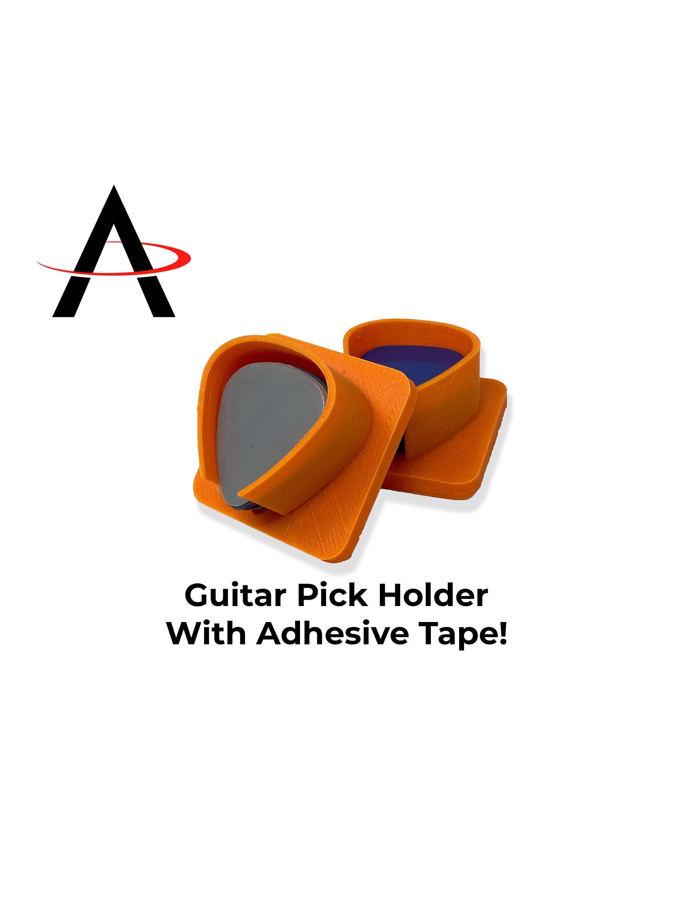 3D Printed Guitar Pick Holder with Adhesive Sticks to amps Etsy