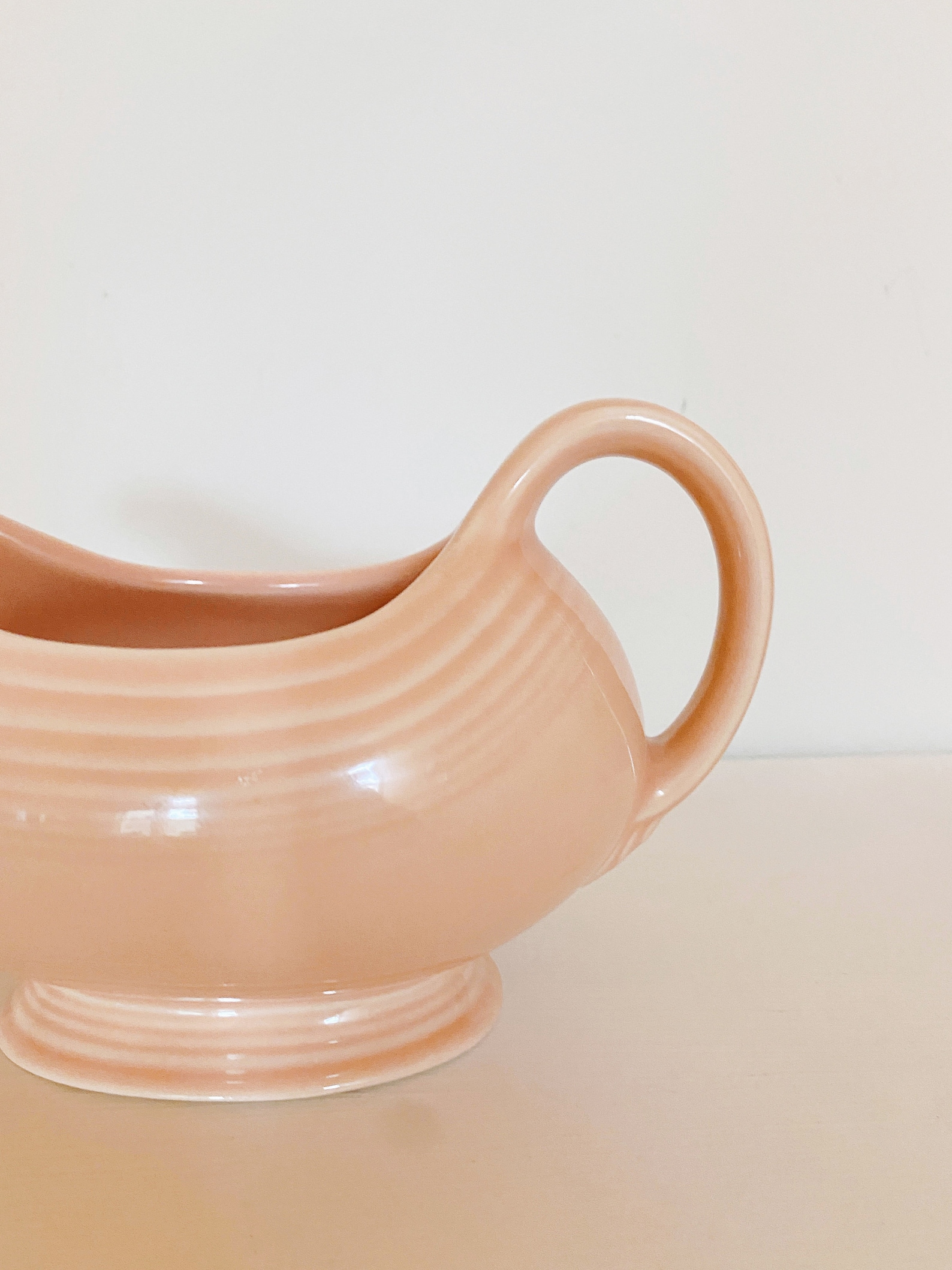 Fiestaware Apricot Gravy Boat Etsy