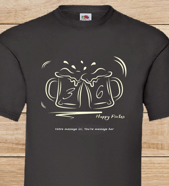 T Shirt Toast Aperitif Pints of beers Man Woman Child T Shirt Ap ro Ami Creation Graphics VirginieLinard