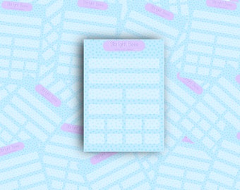 Blaue Punkte Washi Tape Stickerbogen!