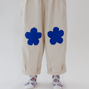 Flower Power Pants Beige