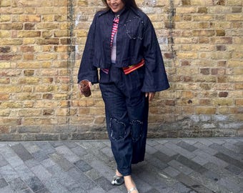 Denim Flower Power Set