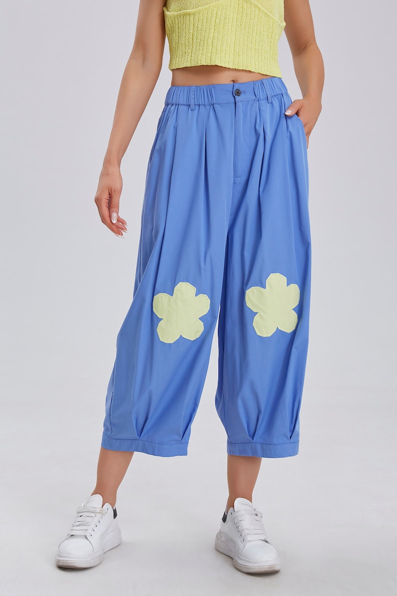 Flower Power Pants Blue