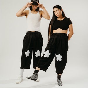 Flower Power Pants Black