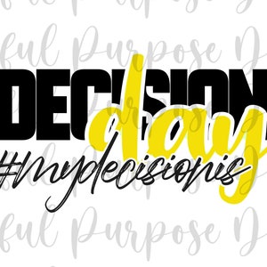 Decision Day (College Acceptance) Sublimation png