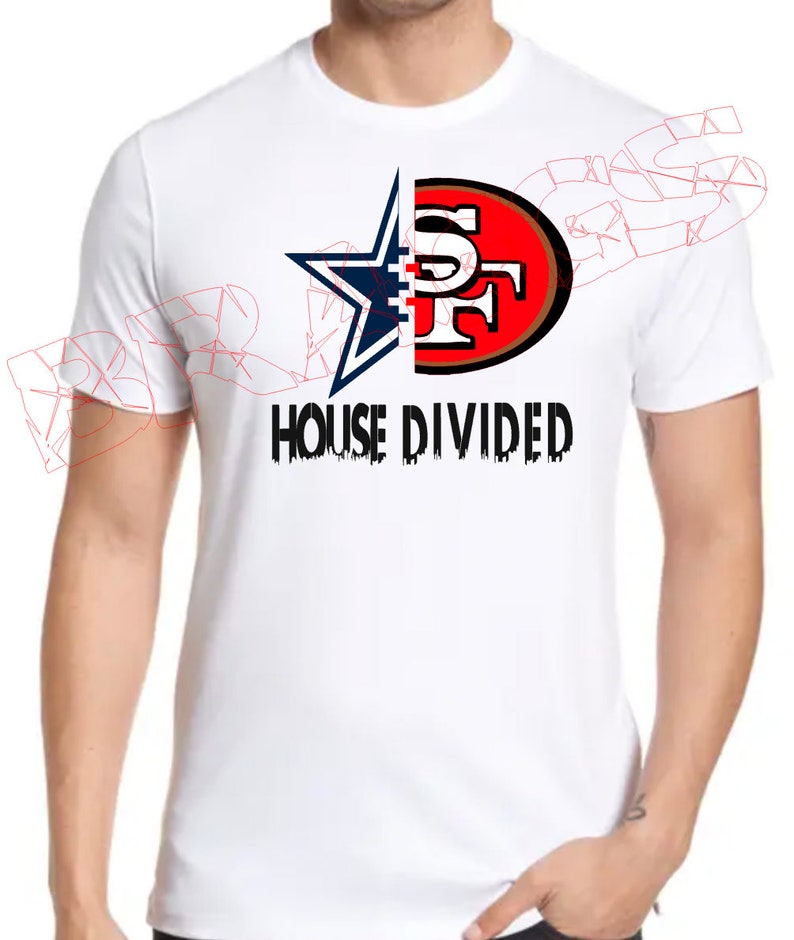 A House Divided 49ers and Cowboys Etsy