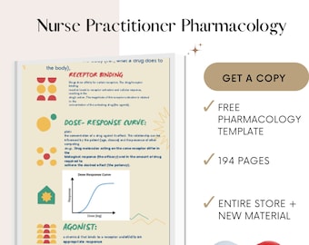 Digital STUDY GUIDE, Book Review, EBOOK Pdf, Pharmacology Board Exam Review Study Guide Ebook 194 Pages Nurse Practitioners Guide