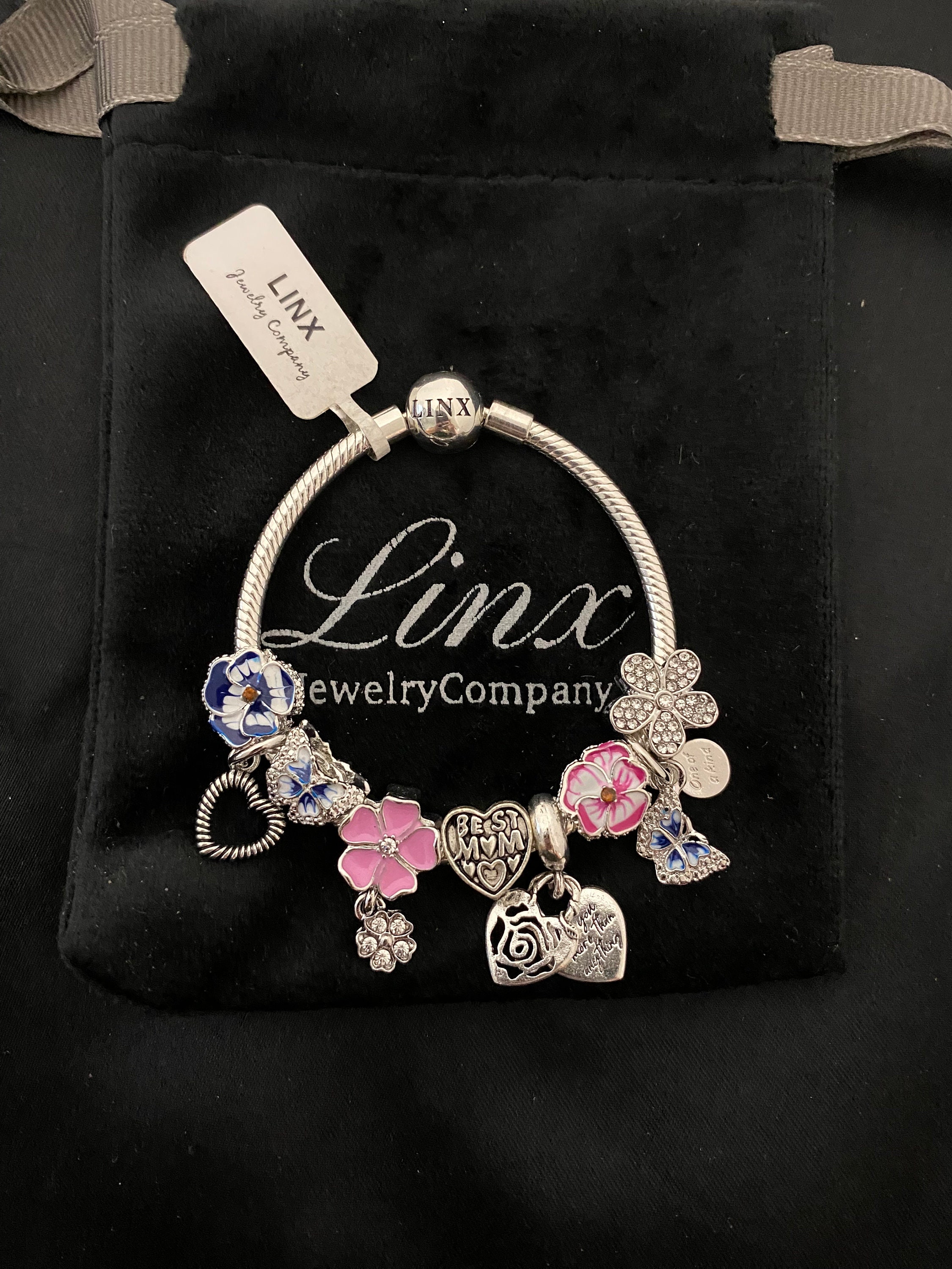 アクセサリー CTHY CHARM CHAIN BRACELET Linx Snake Chain Bracelet With Mom Themed Charms - Etsy