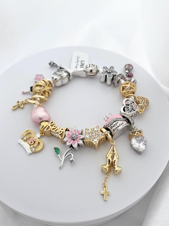 Linx Sterling Silver Charm Bracelet: Religious Daughter  display picture 3