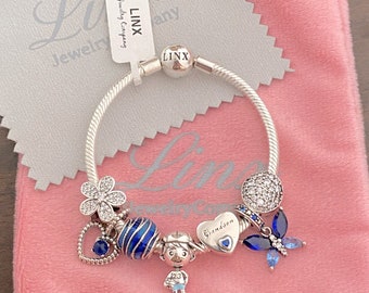 Grandfather Charm Bead For Snake Chain Bracelet - 4.5mm Hole, Zinc Alloy, Fits Pandora-Style Bracelets