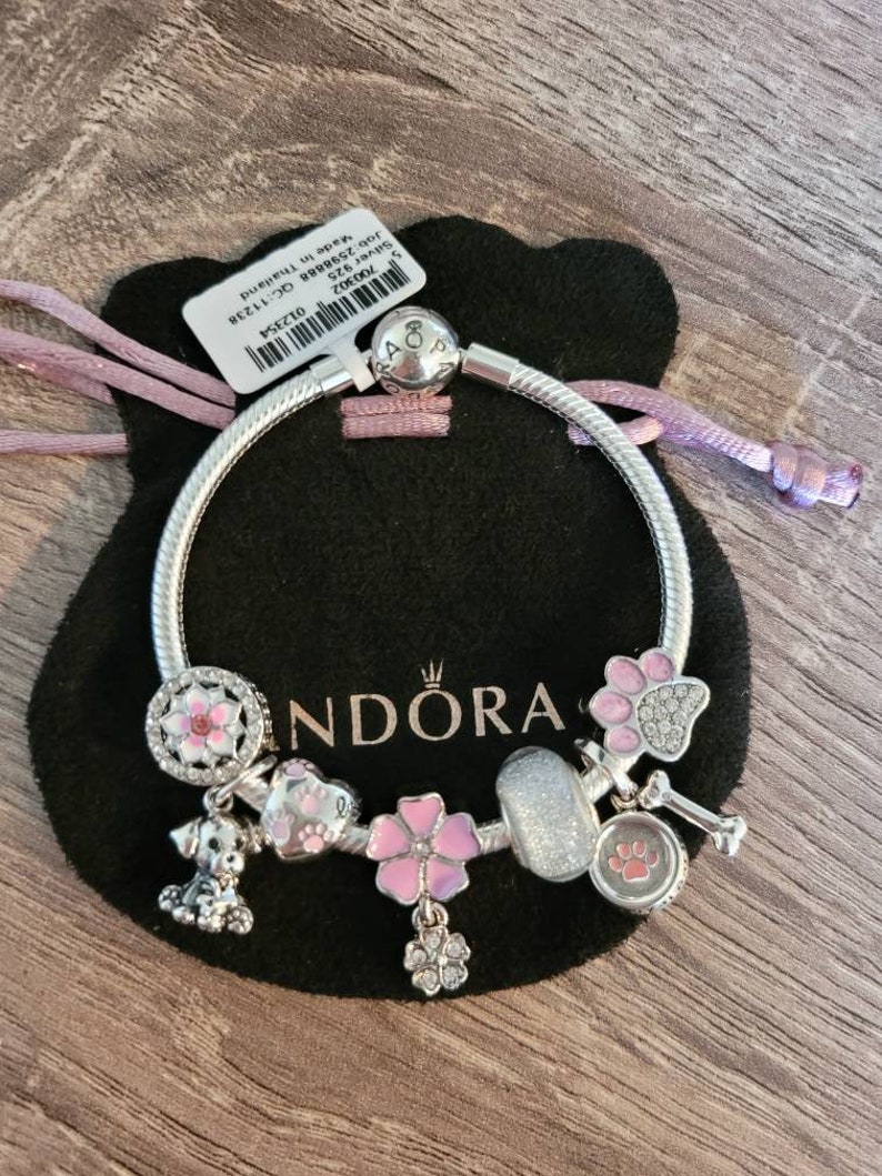 Pandora Bracelet With Dog Themed Charms - Etsy