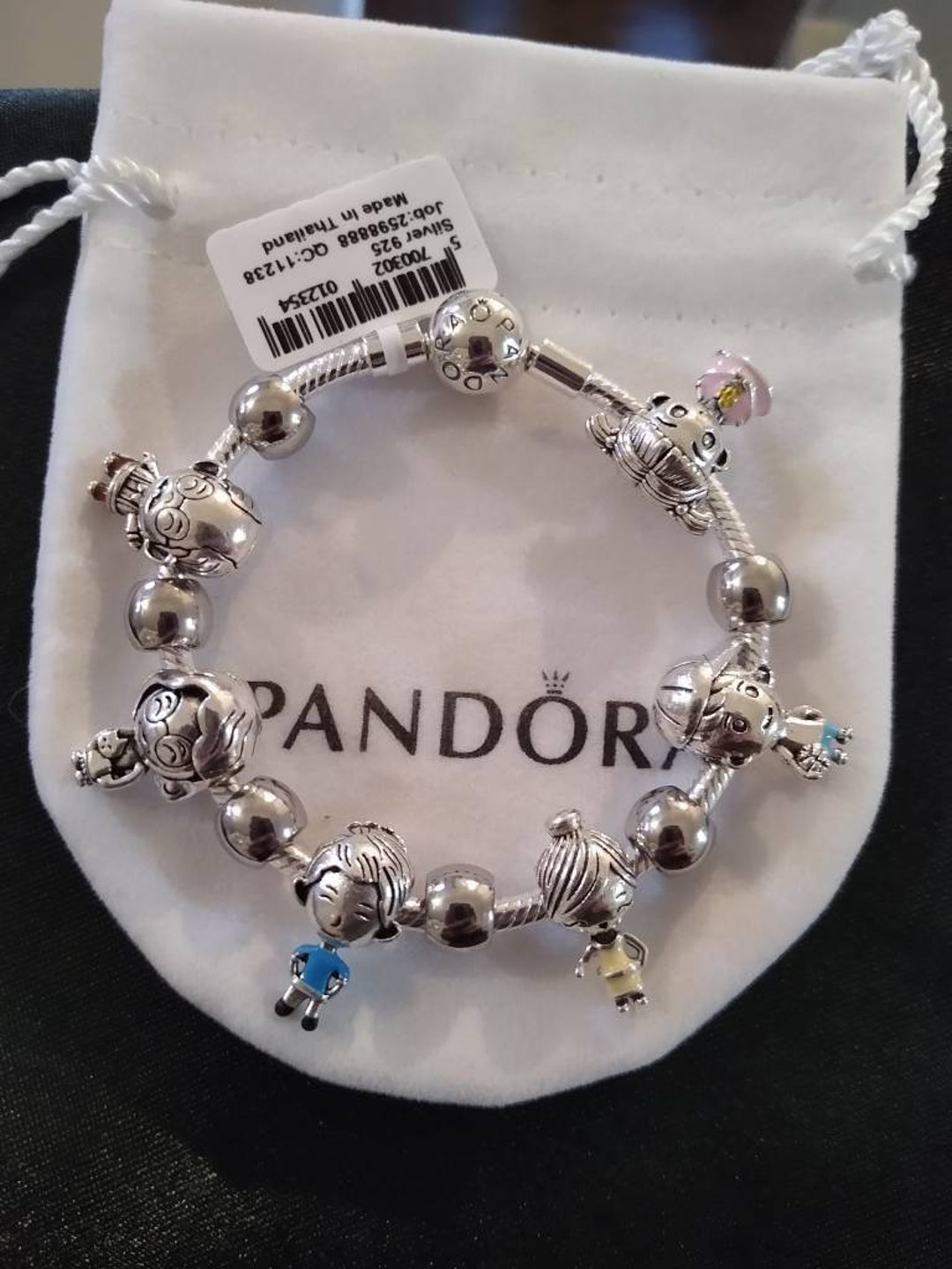 Pandora Bracelet With Family Member Charms - Etsy