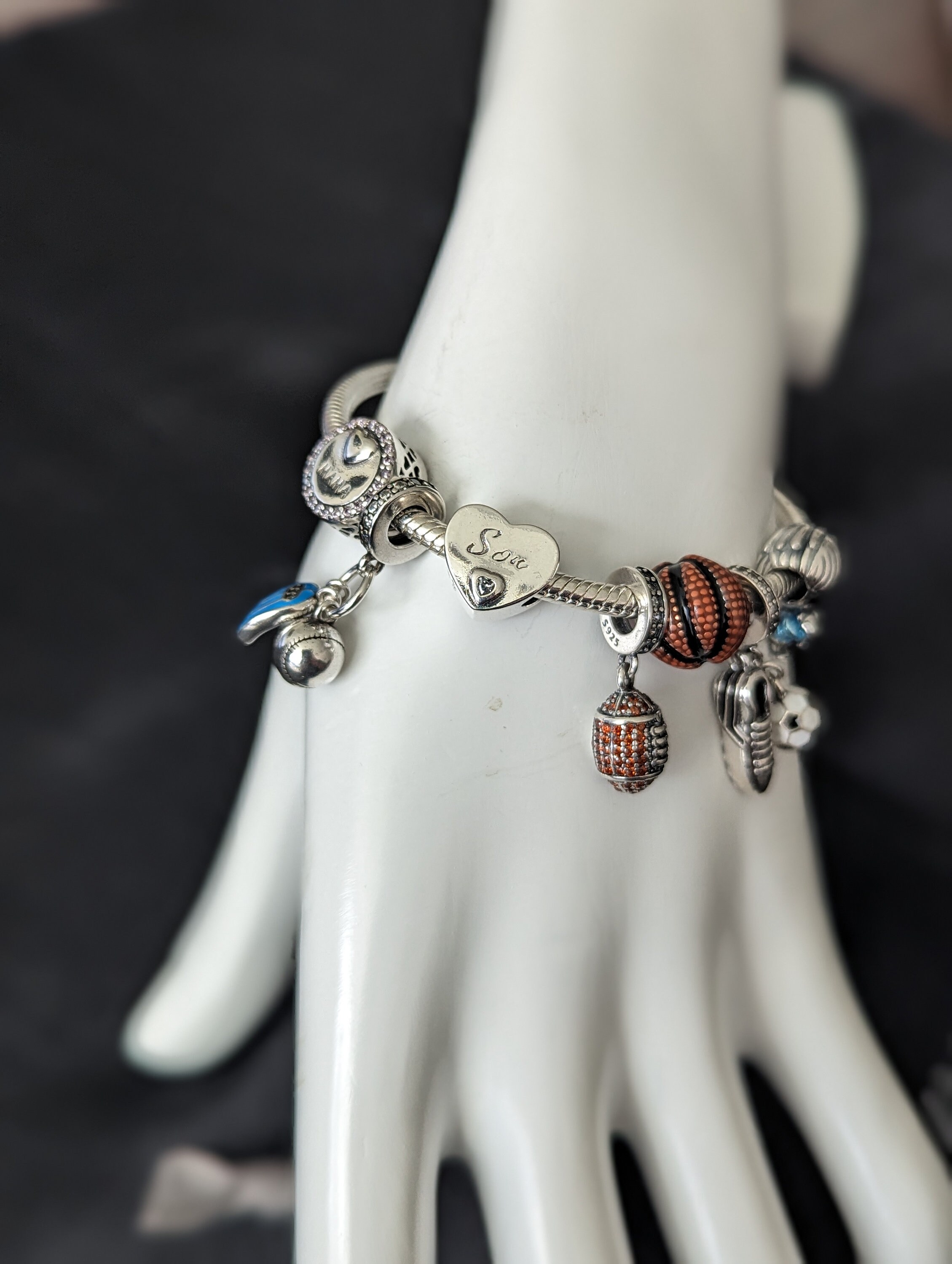 Linx Bracelet With Boy Mom Themed Charms - Etsy