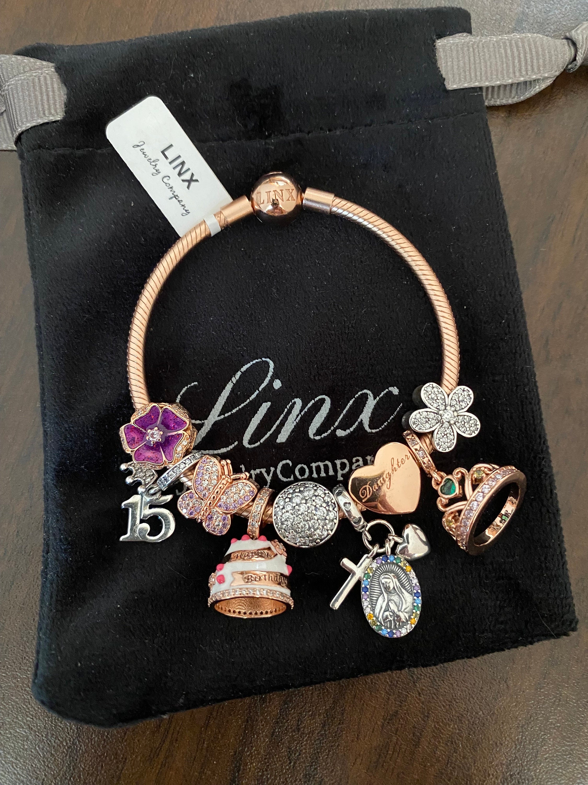 ブレスレット LAZY DAWN layered chain bracelet Lace Chain Bracelet • Layering Bracelet • 14k Gold Filled