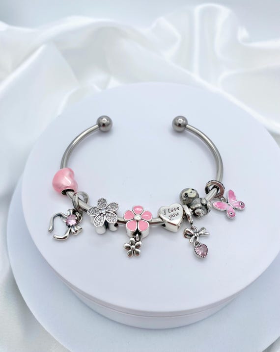 Pandora シルバーブレスレット17 期間限定 花 PANDORA（パンドラ