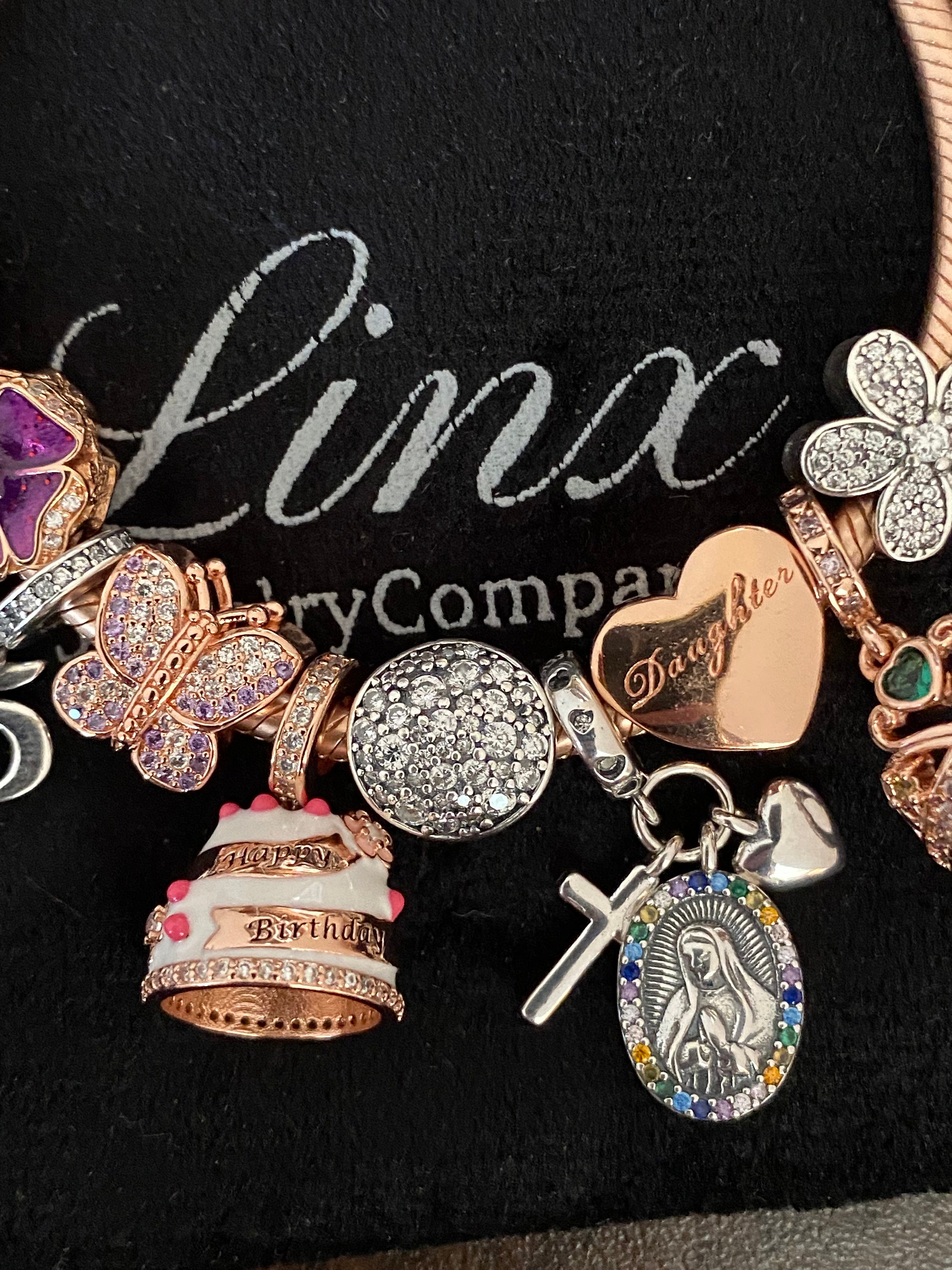 Linx Rose Gold Snake Chain Bracelet With 15th Birthday