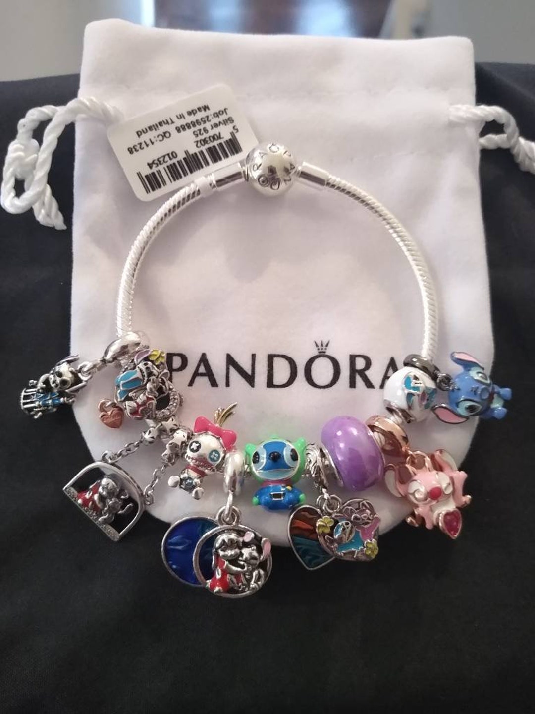 Pandora Bracelet With Character Themed Charms Etsy