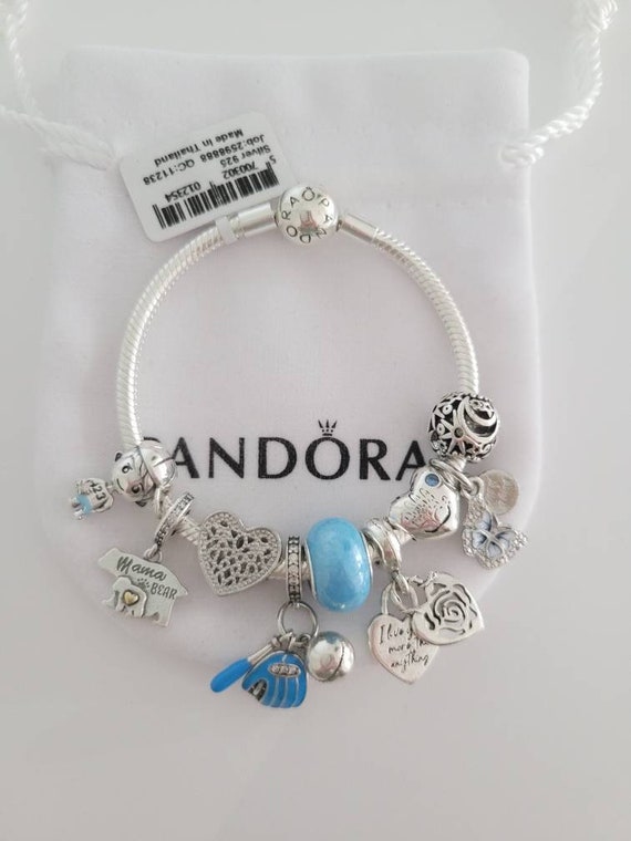 Buy Pandora Bracelet With Mom and Son Themed Charms Online in India -